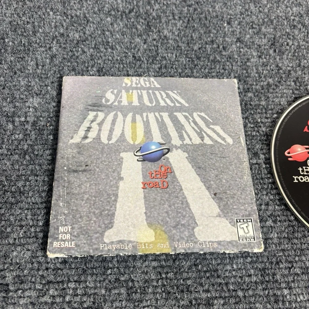 Sega Saturn Bootleg Sampler II - On the Road Game Disc & Sleeve UNTESTED